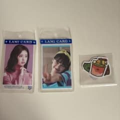 NiziU ニナ リマ LAMI CARD トレカ 2枚セット おまけシール付きのサムネイル