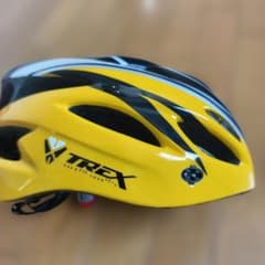 TREX ロードバイク用ヘルメット イエロー ブラックのサムネイル