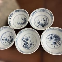 まるほんとーき　桔梗　小皿5点セット　未使用品