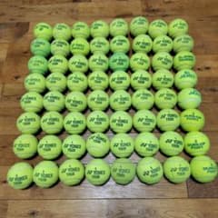 硬式 テニスボール 64球 中古 YONEX TOUR等 - メルカリ