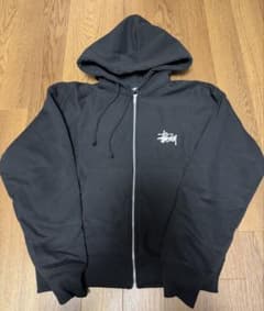 STUSSY ステューシー ジップアップパーカー ブラックのサムネイル