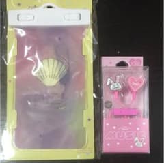 ゆみ様専用☆防水スマホケース&マイク付きイヤホン&サングラスのサムネイル