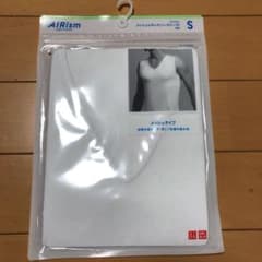 新品未使用未開封 ユニクロ UNIQLO エアリズムメッシュタンクトップVネックのサムネイル