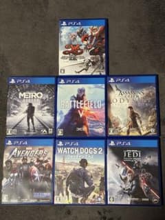 PS4ソフト 7本セット まとめ売り イース9/アサクリ/スターウォーズなど