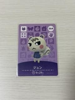 あつまれどうぶつの森 amiiboカード ジュン 264のサムネイル