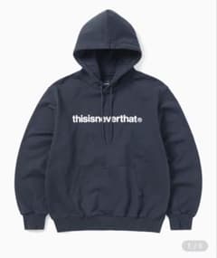 thisisneverthat ネイビー フード付きパーカーのサムネイル