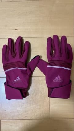 adidas スポーツ用手袋 マゼンタのサムネイル