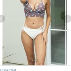 新品未使用未開封 ALEXIASTAM ビキニボトム ホワイト - メルカリ