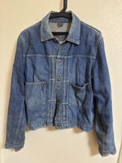 y*o様 ビンテージ　Aldena デニムブルー Gジャン　古着 y*o様 ビンテージ Aldena デニムブルー Gジャン 古着 - メルカリ
