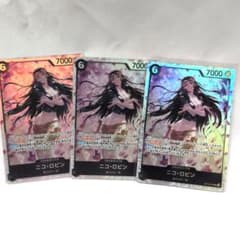d*7様 ワンピースカード ロビン　まとめ売り　6枚セット ワンピースカード ニコ・ロビン SR 3枚セット まとめ売り OP12-087