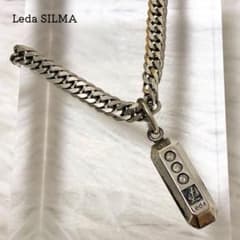 レダシルマ ネックレス ダイヤモンド 0.10ct シルバー 喜平チェーン