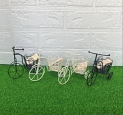 ワイヤー自転車型 置物 4個セットのサムネイル