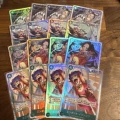 ハンコック イワンコフ Mr.3ギャルディーノ バギー SR 各4枚 囚人8枚 ハンコック イワンコフ Mr.3ギャルディーノ バギー SR 各4枚 緑青