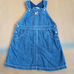 familiar ジャンバースカート デニム刺繍のサムネイル