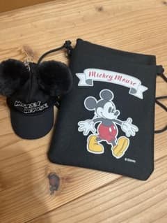 Disney ミッキーマウス ポシェット＆キャップ型キーホルダーのサムネイル