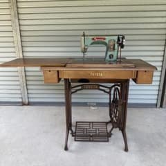 足踏み アンティークミシン 鉄脚 昭和レトロ トヨタ TOYOTA m42495154553_1.jpg?1748670846