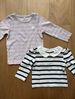 baby GAP 長袖トップス　西松屋ボーダートップス　２枚セットのサムネイル