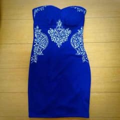 新品☆ネイビーミニドレスのサムネイル