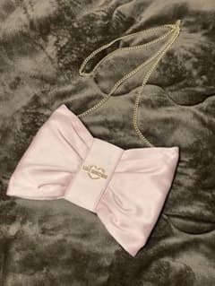 A*e-sama, Love Moschino Satin Ribbon Clutch Bag