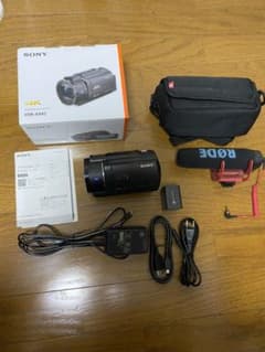 SONY FDR-AX45(B) ビデオカメラ 4K ハンディカム　美品のサムネイル