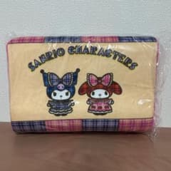 サンリオキャラクターズ　チェック×チェック低反発まくら　マイメロディー　クロミ