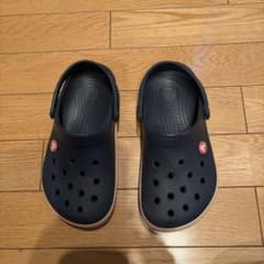 Crocs クロックス サンダル ネイビー レッドライン J3のサムネイル
