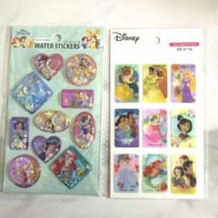 ディズニープリンセス　ウォーターシール、3Dシールのサムネイル