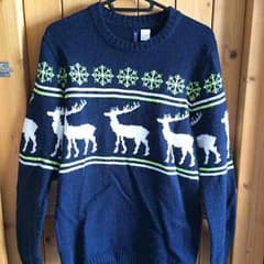 H&M ノルディック柄ニットのサムネイル