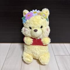 くまのプーさん 花冠 ぬいぐるみのサムネイル