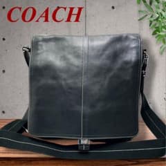 ●オリンピック限定品　美品　OLD COACH メッセンジャーバッグ　A4収納可 美品 COACH コーチ メッセンジャーバッグ 本革 黒 A4 PC 大容量 - メルカリ