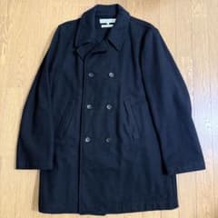 COMME des GARÇONS SHIRT ダブルブレストピーコート M 黒のサムネイル