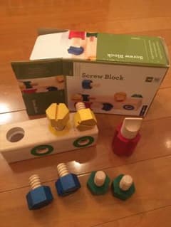 【mikachanchan様専用】木製スクリューブロック　大工さんのサムネイル