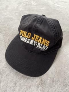90s Polo Jeans RL Co ラルフローレン キャップ 黒 90S POLO JEANS CO ラルフローレン キャップ 黒 - メルカリ
