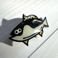 Rare! 2015 Splatoon x Tower Records Fish Pin (USED)