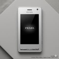 [Not for Sale - Promotional Item] PRADA Mobile Phone Mockup Display Unit, Silver