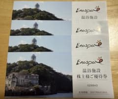 江の島アイランドスパ 株主優待券 4枚セットのサムネイル