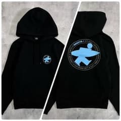 【STUSSY】名古屋チャプター限定 サーフマン バックプリント パーカー 黒 m42515744826_1.jpg?1703830279