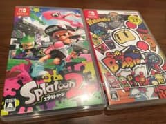 任天堂スイッチ スプラトゥーン2 ボンバーマン ソフトのサムネイル
