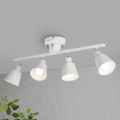 【美品】ニトリ 4灯シーリングライト LI-ZU ホワイト LED電球4個付きのサムネイル