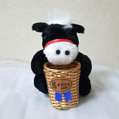 昭和レトロ、平成レトロ好きにおススメ♪】カゴを持つ馬のぬいぐるみ