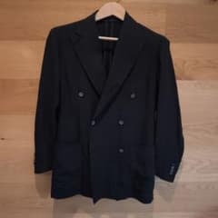 極美品 TAGLIATORE タリアトーレ リネン ダブルジャケット 46 春夏