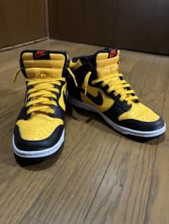 NIKE DUNK HIGH ブラック イエローのサムネイル
