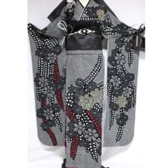 美品】総絞り◇ 振袖点セット ◇169.5cmフルセットトールサイズPP36 