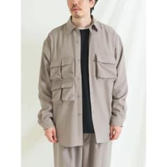 【新品】クラフト スタンダード ブティック　ポリエステルツイルポケッタブルシャツのサムネイル
