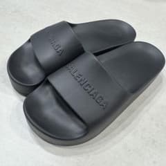 BALENCIAGA プラットフォーム スライド サンダル 26.5 美品のサムネイル