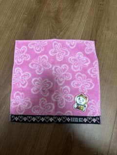 ANNA SUI 花柄タオル ピンク　ドラミちゃんのサムネイル