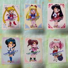 美少女戦士セーラームーンR カードダス 6枚セット 当時物のサムネイル