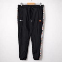 90s ヴィンテージ ellesse トラックパンツ ブラック y2k テック系のサムネイル