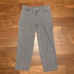 SHEIN メンズ カーゴパンツ　ストライプ Lサイズのサムネイル