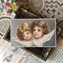 希少アンティーク◉1909年 ポストカード エンジェルフェイス ブランデージのサムネイル